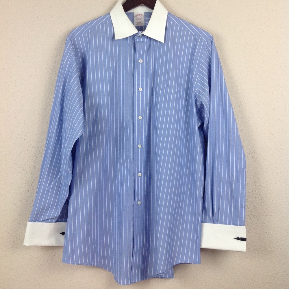 brooks brothers french cuff dress shirts Brooks Brothers | Shirts | Brooks Brothers French Cuff Pinstripe Dress Shirt